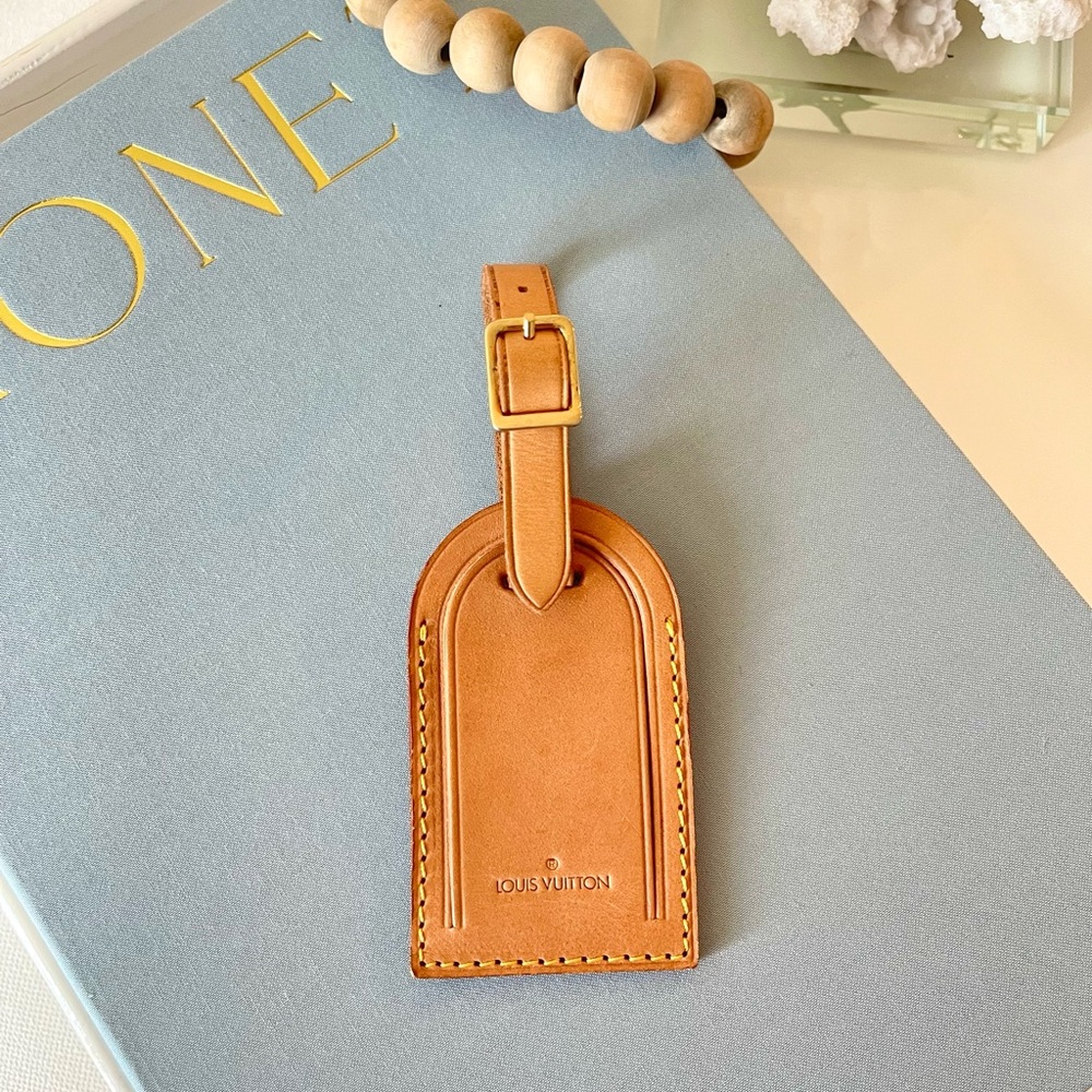 Louis Vuitton Vachetta Luggage Tag